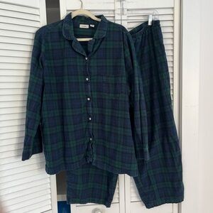 Ll Bean Pajama set Sz 3X Flannel